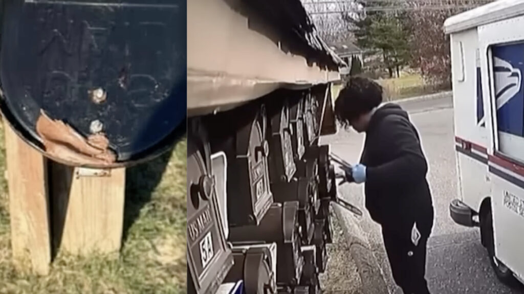 USPS Employee Arrested After Being Caught On Video Smearing Fecal-Like Substance On Mailboxes