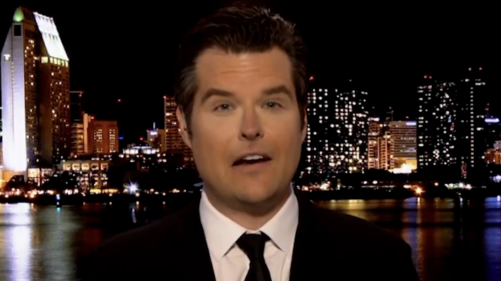 Matt Gaetz Shows Off Orange Face Overflowing With Fillers And Botox On New TV Show