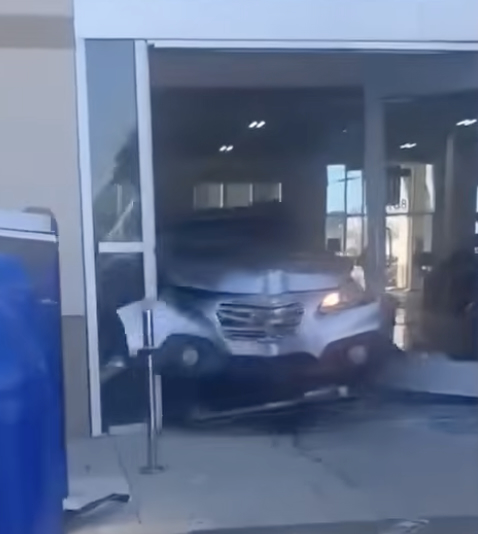 Rampage At Carmax As Frustrated Customer Crashes Car Into Lobby, Running Over 8 People