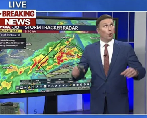 Tornado Hits Florida News Station During Live Broadcast