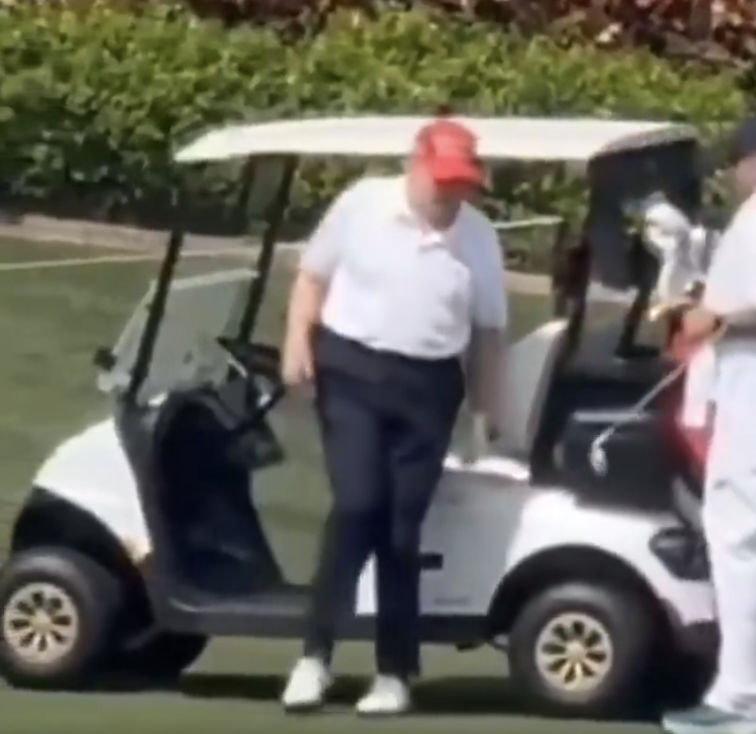 Convicted Felon And Serial Rapist Seen Awkwardly Limping While Getting Out Of Taxpayer-Funded Golf Cart