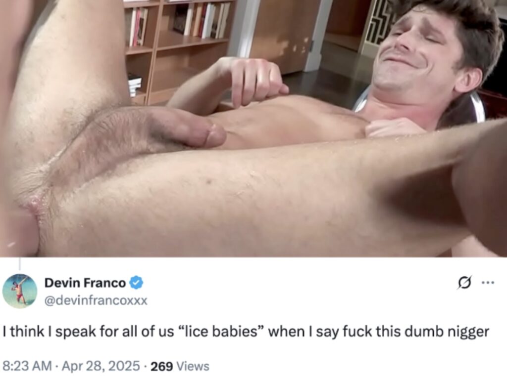 [UPDATED] Brain Dead MAGA Bigot Devin Franco Goes On Racist Rampage Against Black People: “Fuck This Dumb Ni***r”