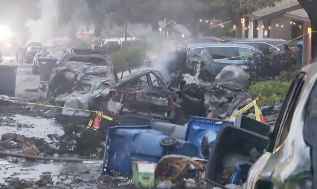 Another One: Plane Crashes Into San Diego Neighborhood, Killing At Least Two And Destroying Dozens Of Homes, Cars