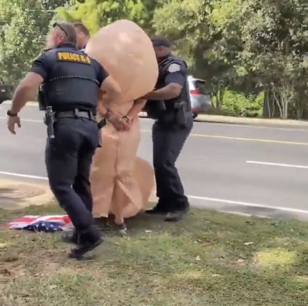 Alabama Woman Arrested For Wearing Penis Costume At No Kings Protest