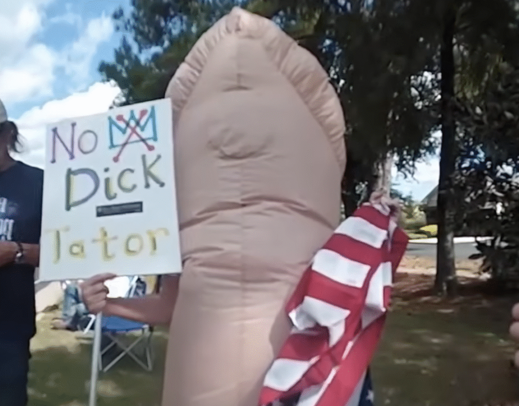 Full Bodycam Footage Of Pig Assaulting Woman In Penis Costume During “No Kings” Protest