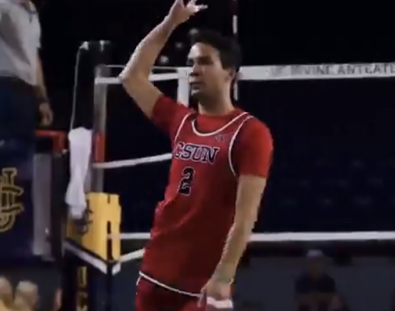 Gay College Volleyball Player Goes Viral For Flamboyant Gestures On Court