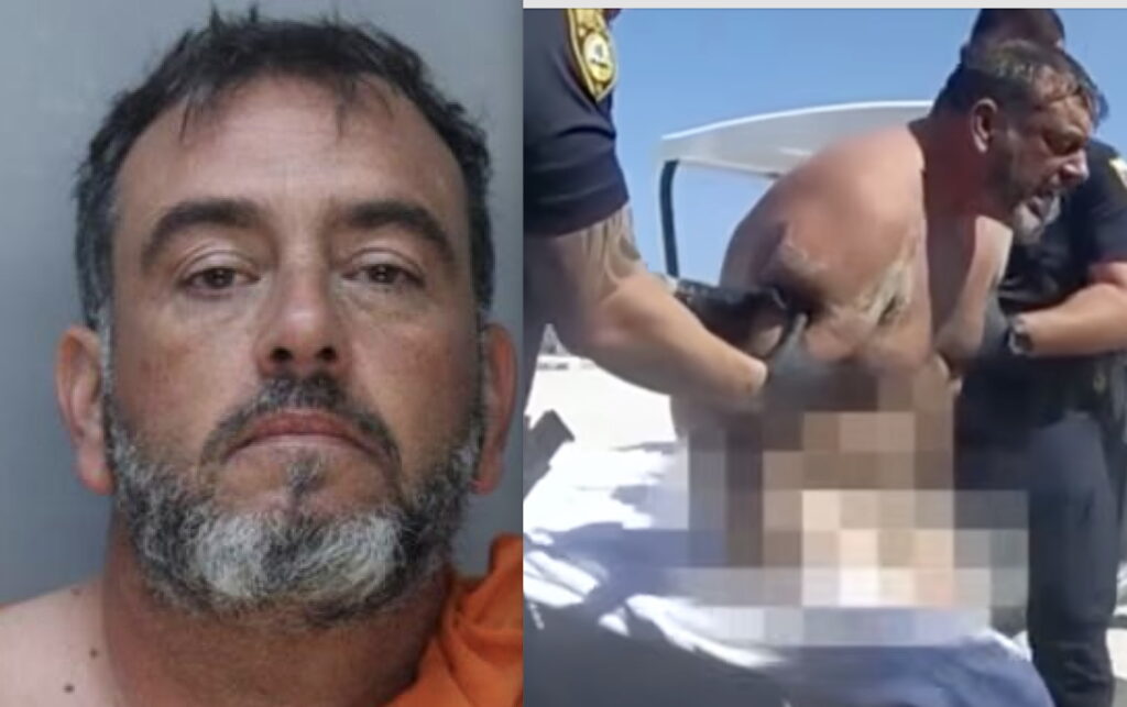 Naked Florida Man Arrested For Trying To Kill People On Beach With Massive Power Drill