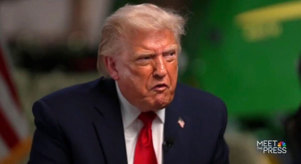 Blackmailed Pedophile Has Rageful Meltdown During <em>Meet The Press</em> Interview—Is Another Stroke On The Way?