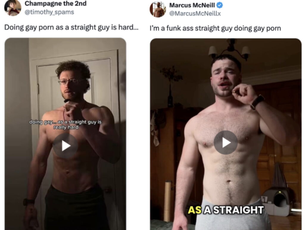 Marcus McNeill Drags Timothy Champagne For His “Doing Gay Porn As A Straight Guy Is Hard” Video