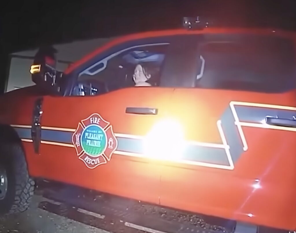 Naked Woman Arrested For Stealing Fire Truck