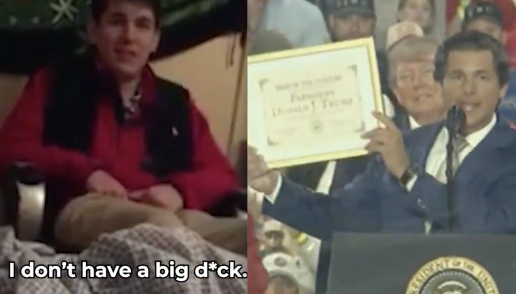 Iowa Congressional Candidate Who Presented Trump With “Man Of The Century” Award Complained About Dick Size In Unearthed Dorm Room Video